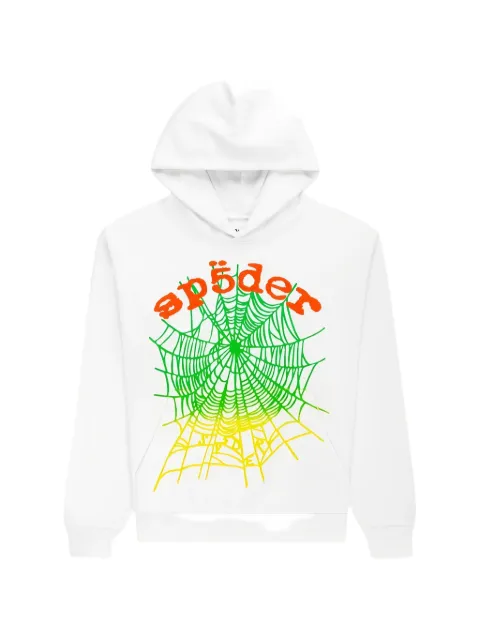 SP5DER web-print logo-print hoodie