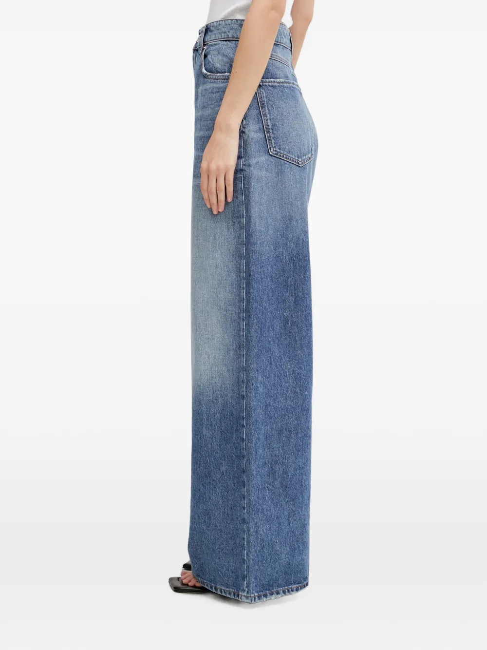 Sportmax Jeans met vervaagd effect Blauw