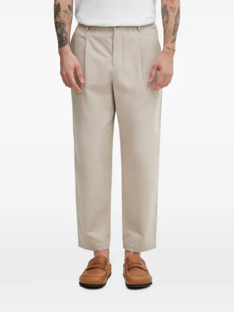 Maison Kitsuné pantalones con logo bordado