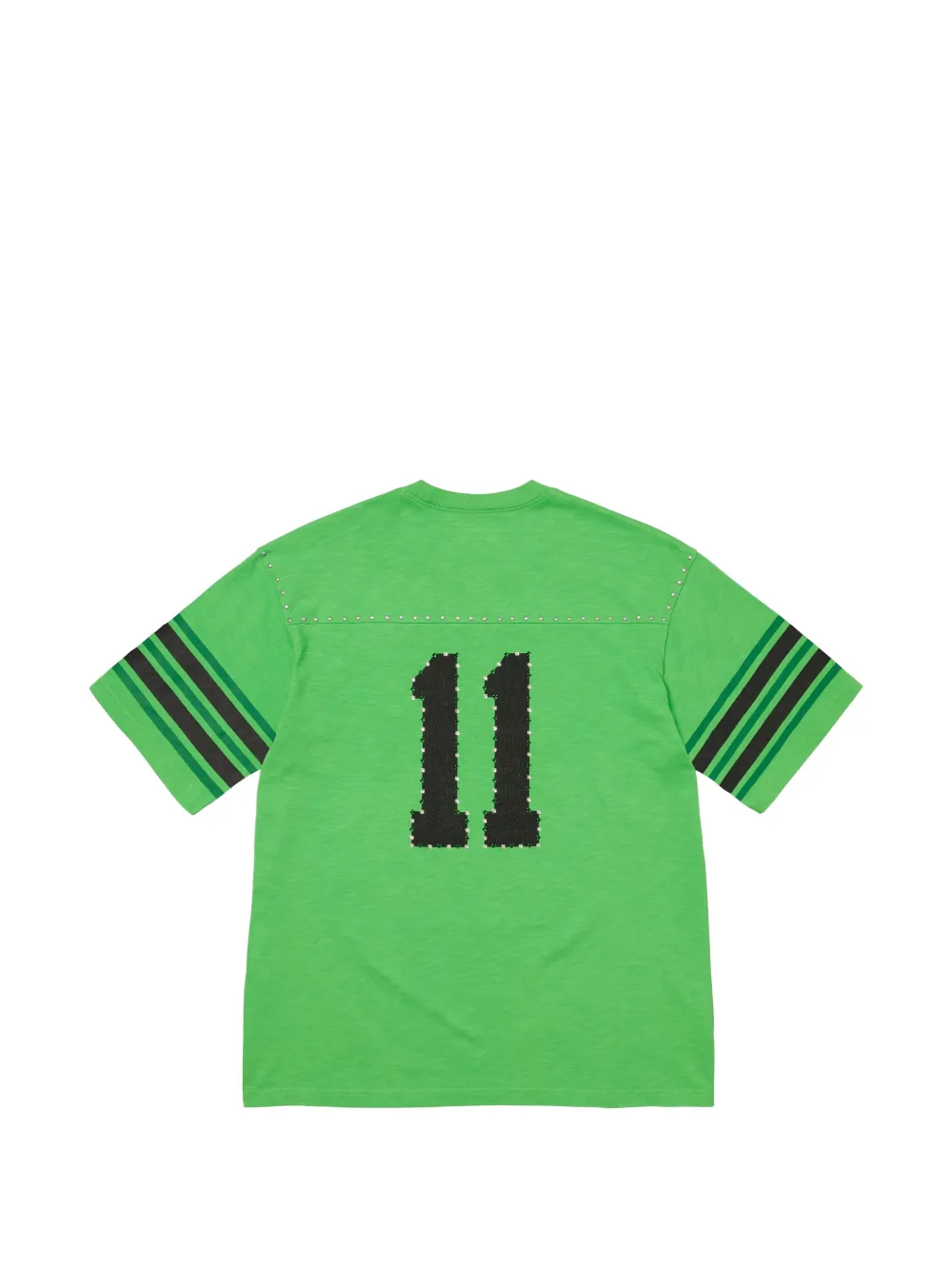 Supreme Voetbal T-shirt met studs Groen
