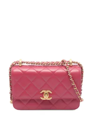 CHANEL Pre-Owned 2017 V For Victory フラップ ミニショルダーバッグ