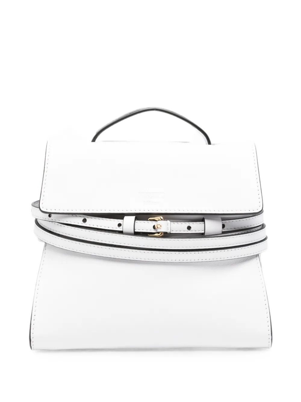 Moschino belt-detail tote bag - Bianco