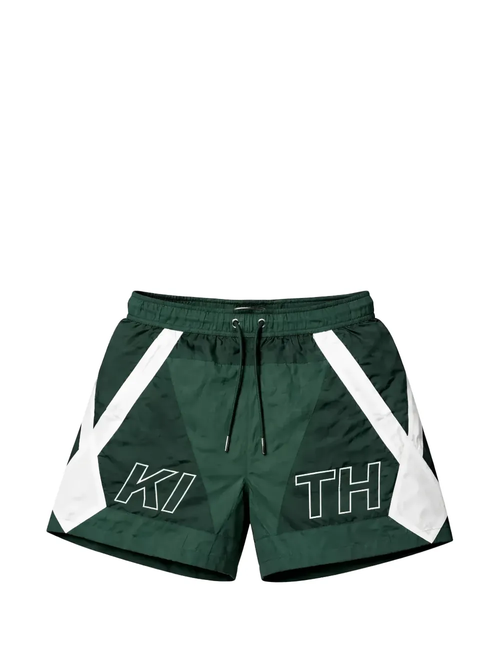KITH Turbo panelled shorts - Verde