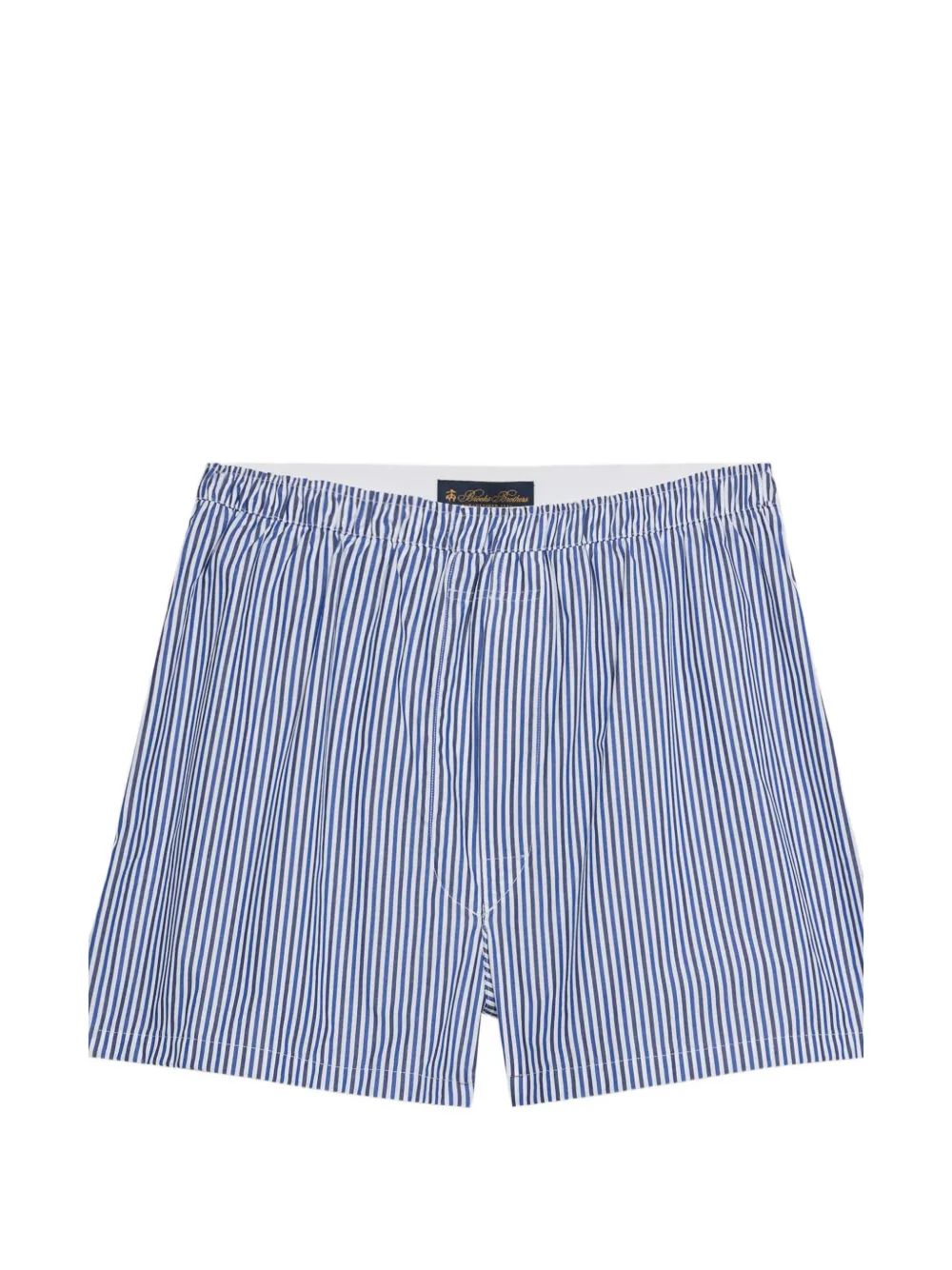 Brooks Brothers striped cotton boxers - Blu