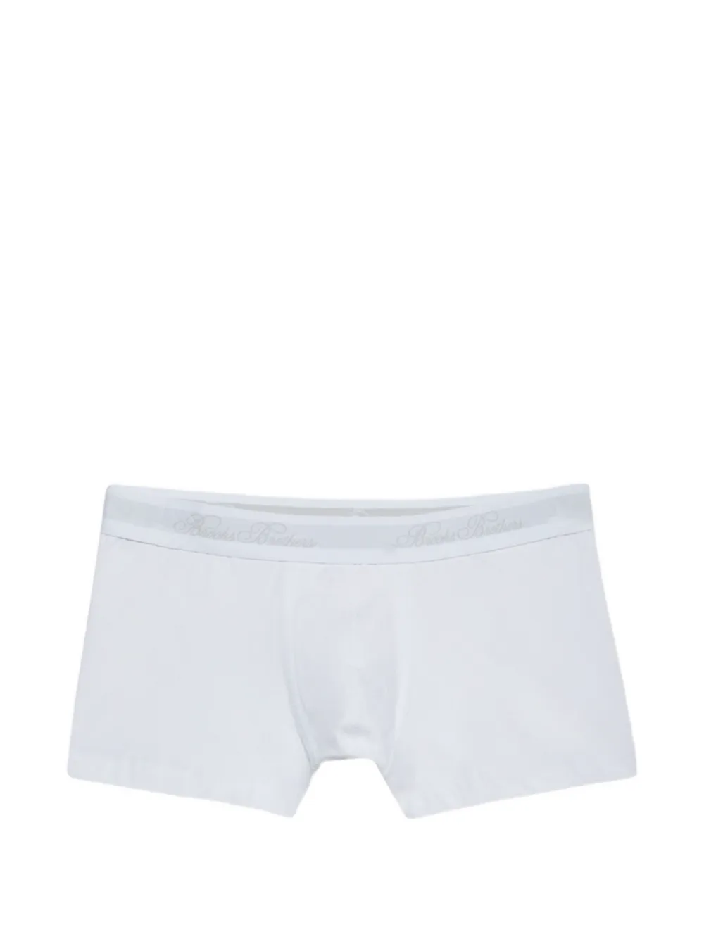 Brooks Brothers Drie boxershorts met logoband Wit