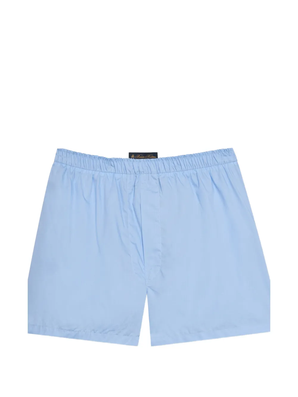 Brooks Brothers cotton poplin boxers - Blu