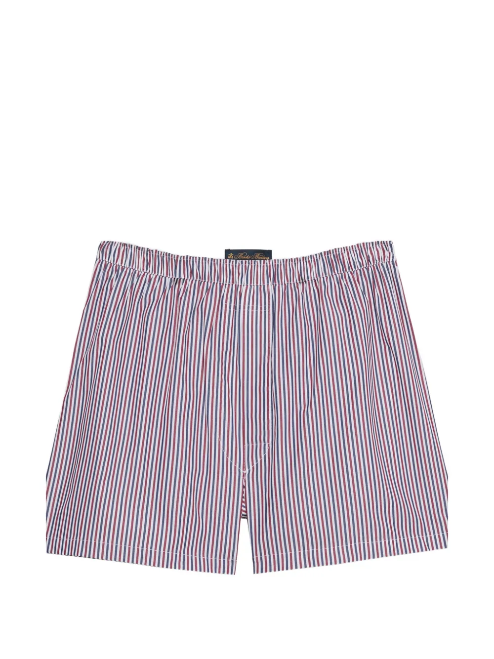 Brooks Brothers striped cotton boxers - Bianco