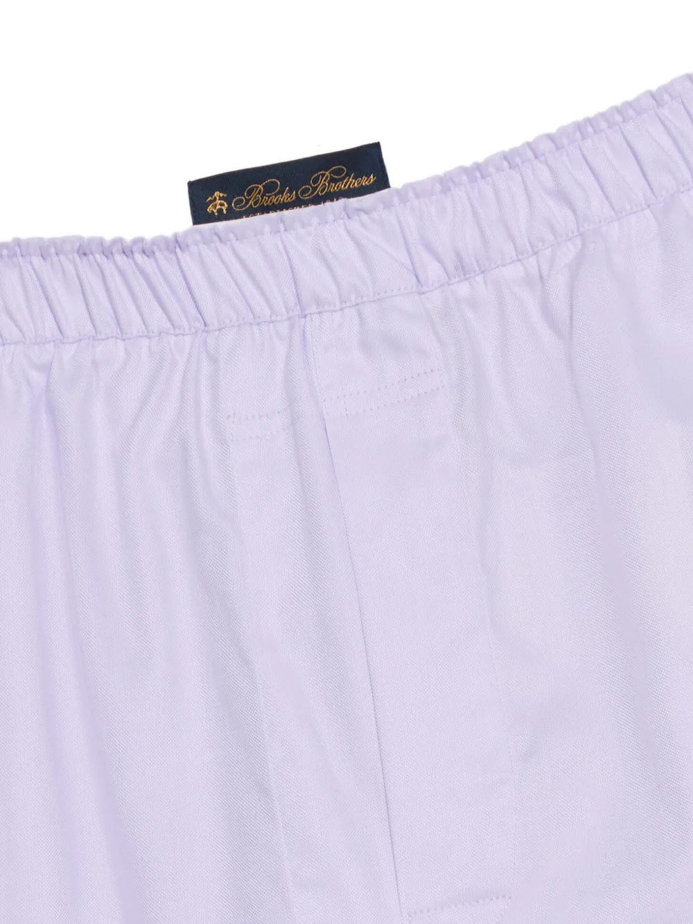 Brooks Brothers Katoenen boxershorts met elastische tailleband Paars