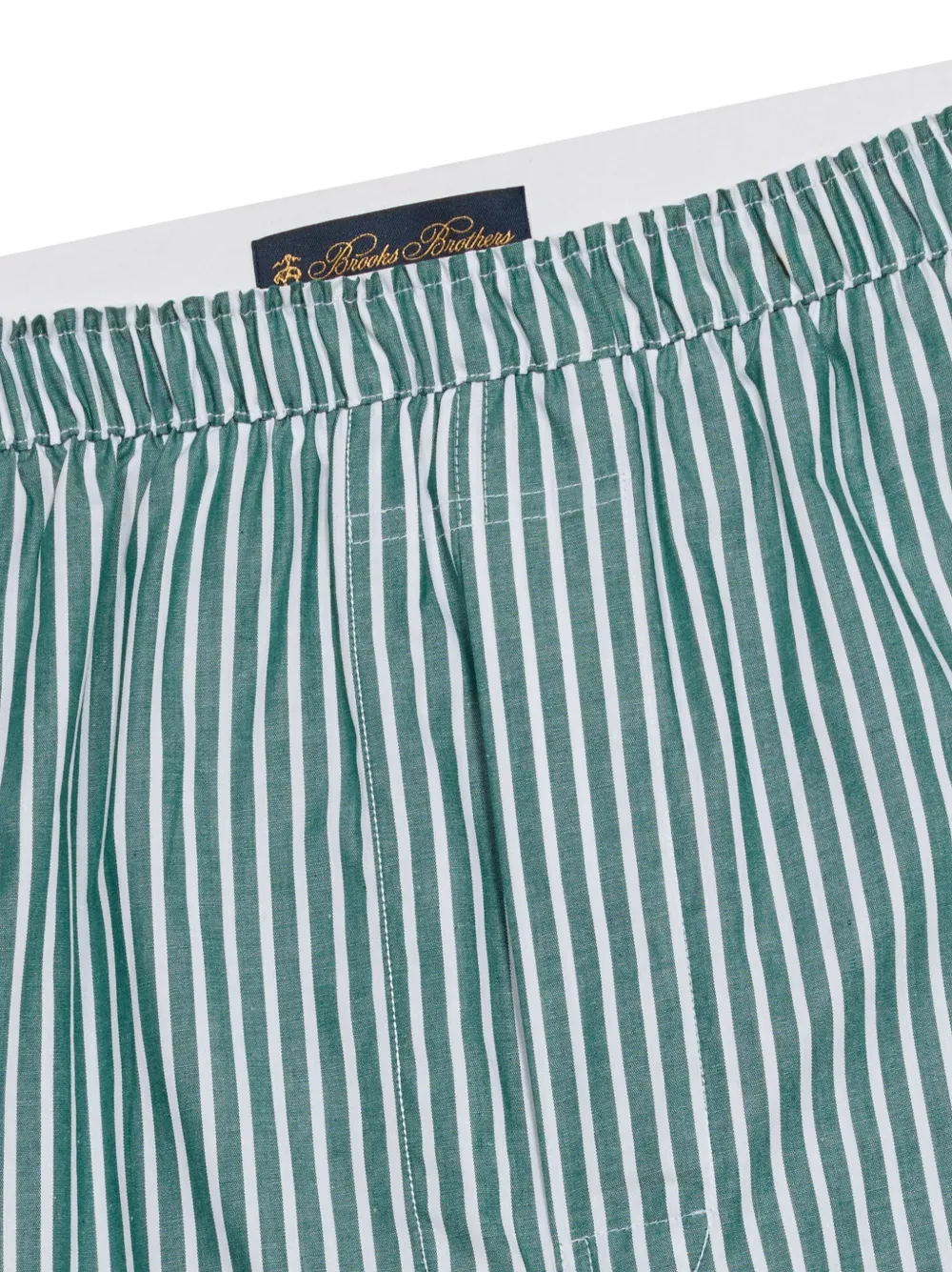 Brooks Brothers Gestreepte boxershorts Groen