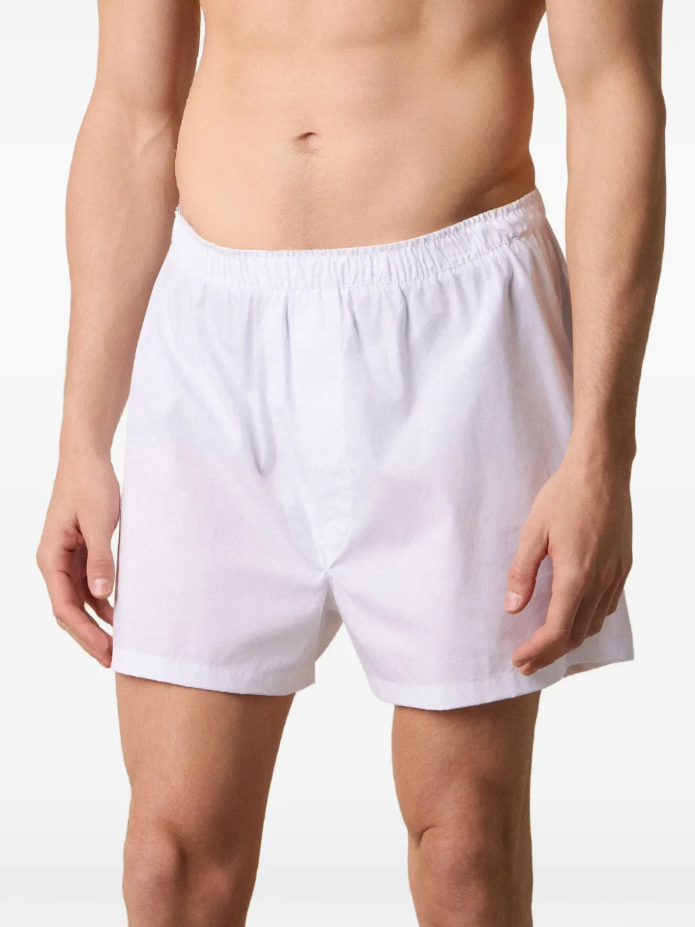 Brooks Brothers Boxershorts van katoenen-popeline Wit