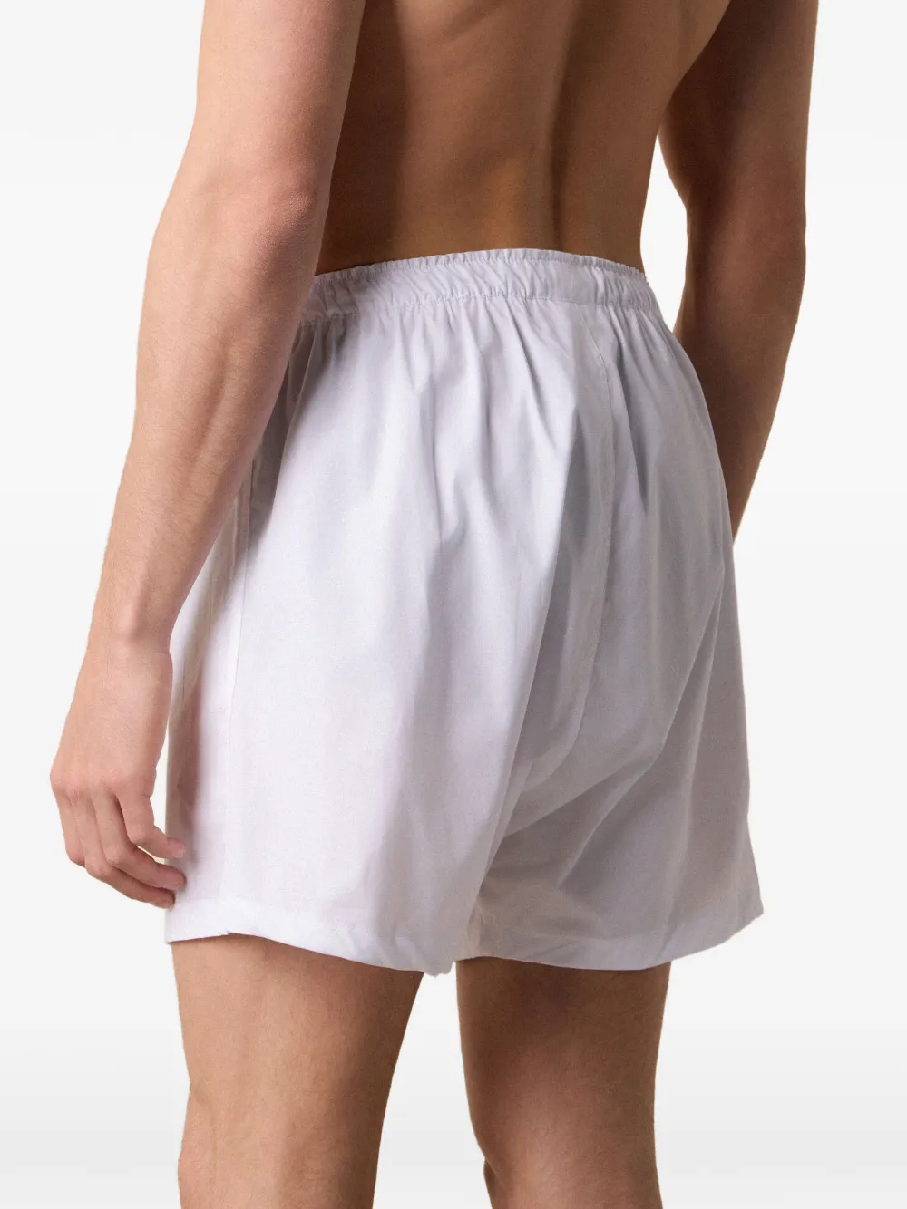 Brooks Brothers Boxershorts van katoenen-popeline Wit