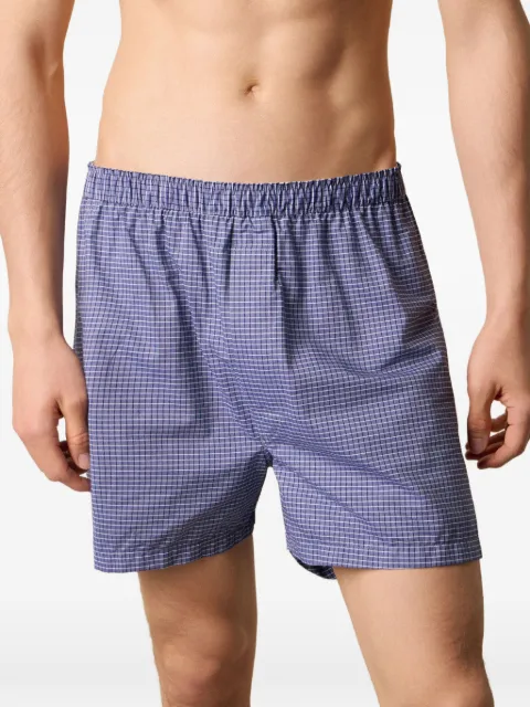 Brooks Brothers tattersall-pattern cotton boxers