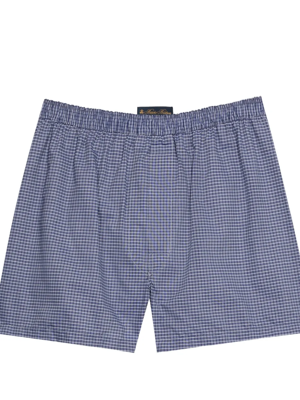 Brooks Brothers Tattersall katoenen boxershorts Blauw