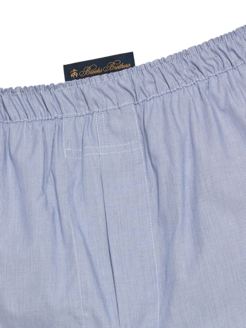 Brooks Brothers Katoenen boxershorts met microstreep Blauw