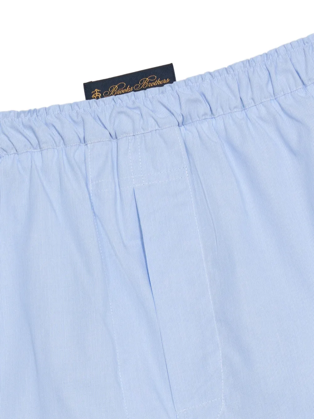 Brooks Brothers katoenen boxershorts met microstreep Blauw