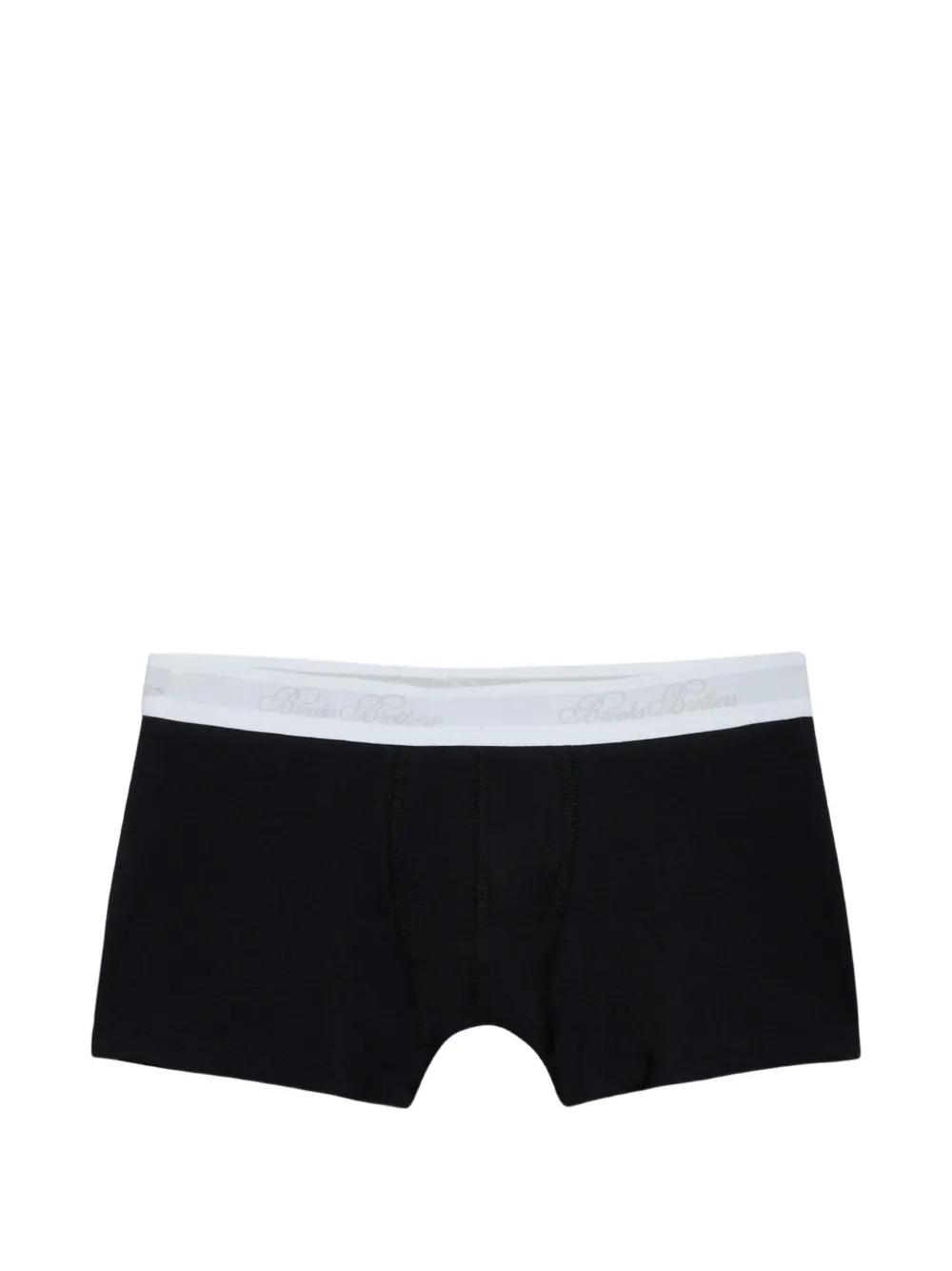Brooks Brothers Drie boxershorts met logoband Zwart