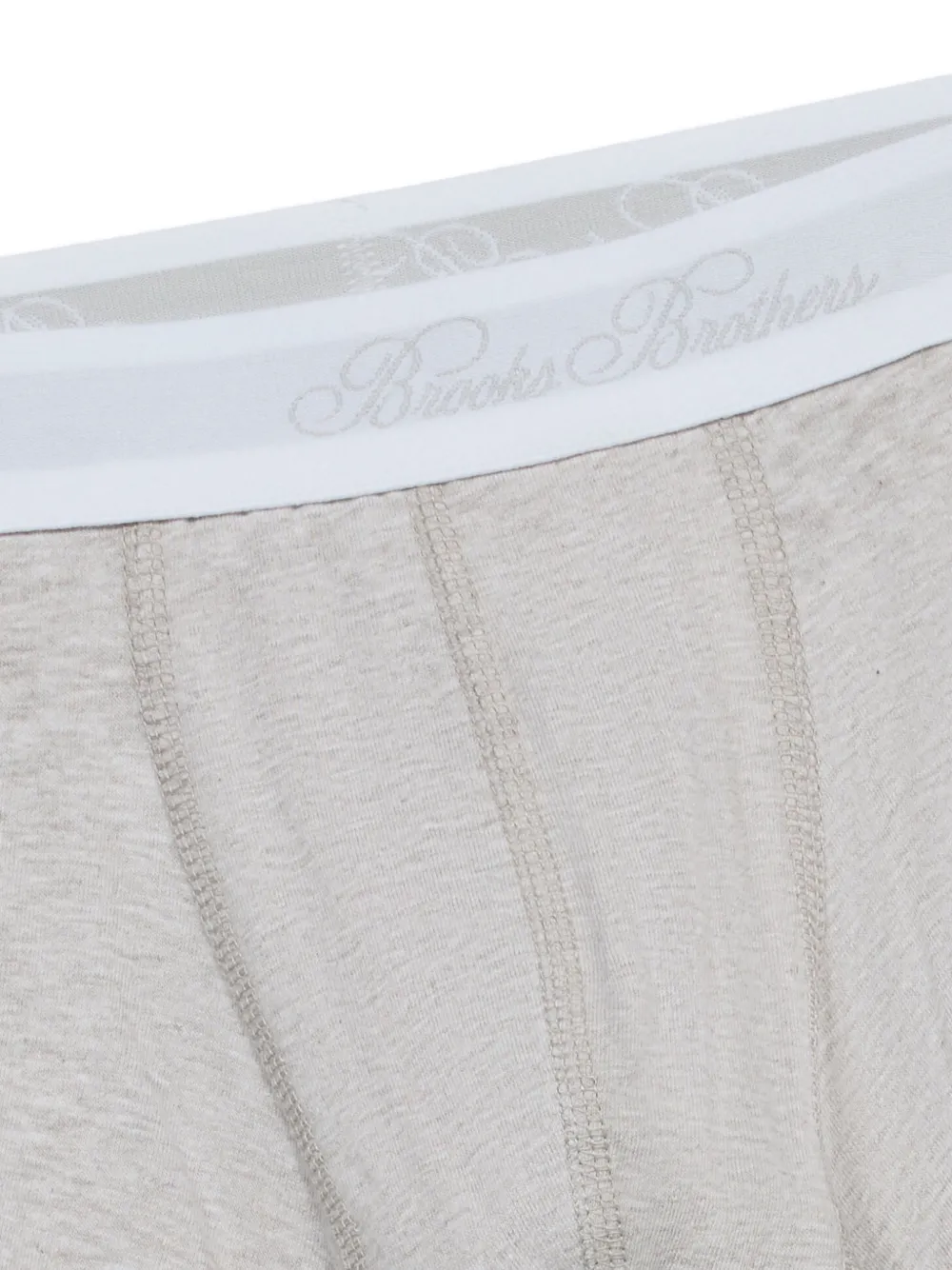 Brooks Brothers Drie boxershorts met logoband Beige