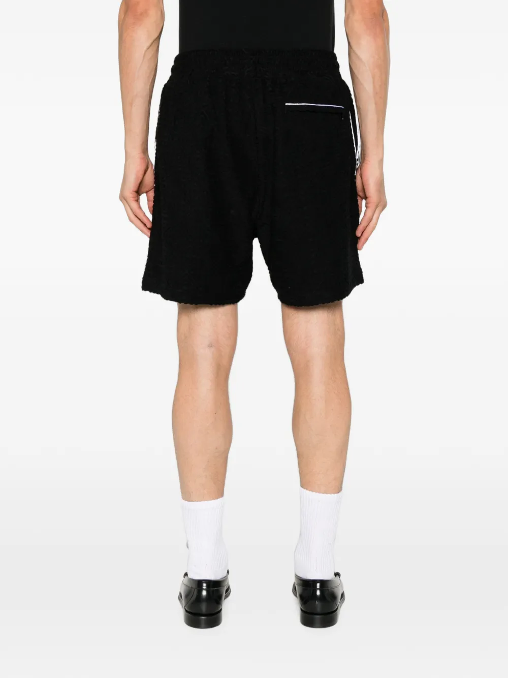 Casablanca Shorts met logopatch Zwart