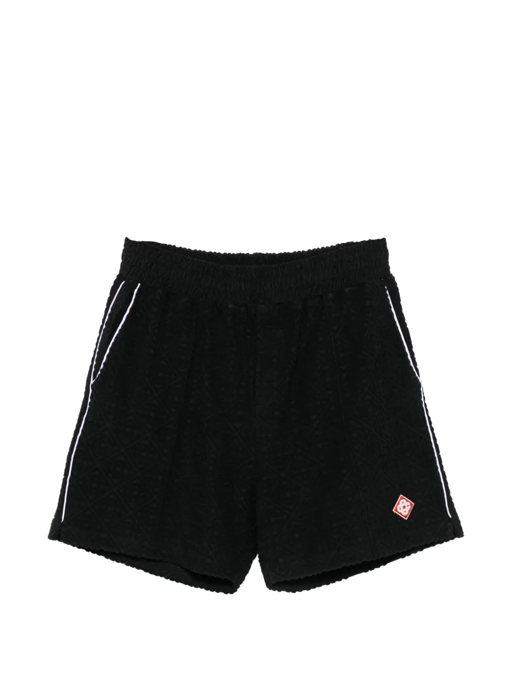 Casablanca logo-patch shorts | negro | Image 1