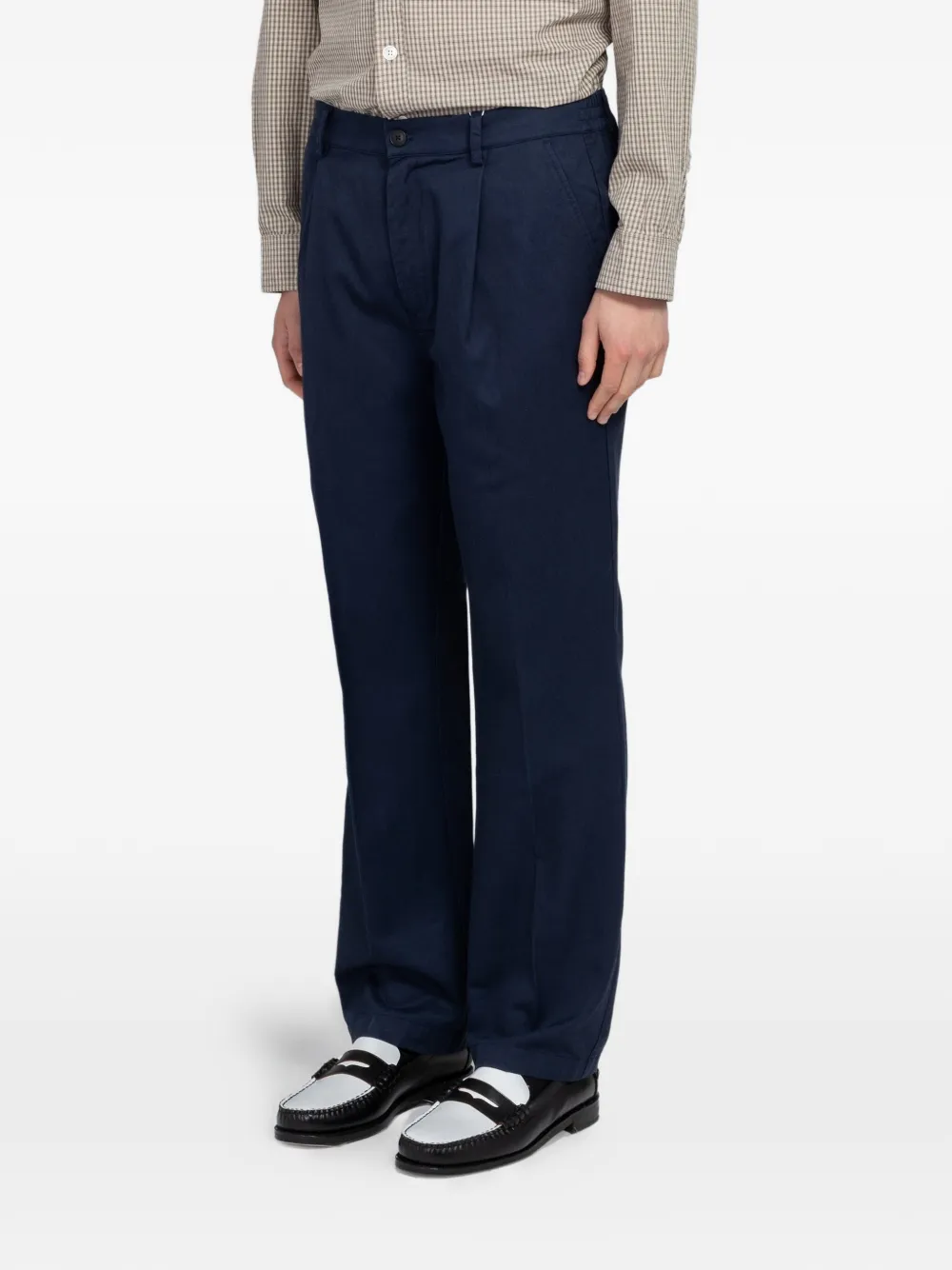  Minimum Pantalones Tucker Con Pinzas - Azul 