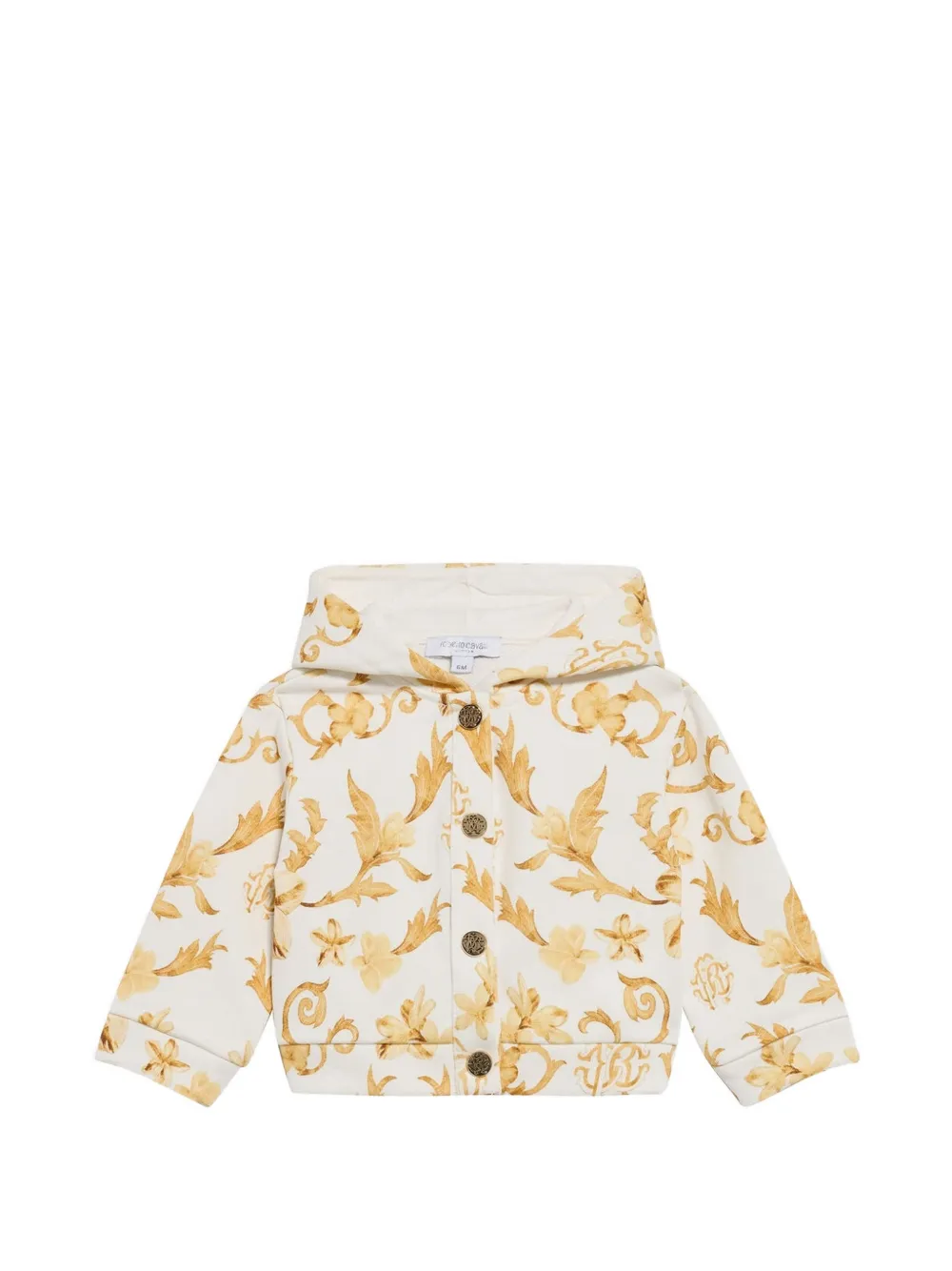 Roberto Cavalli arabesque-print bomber jacket | White | Image 1