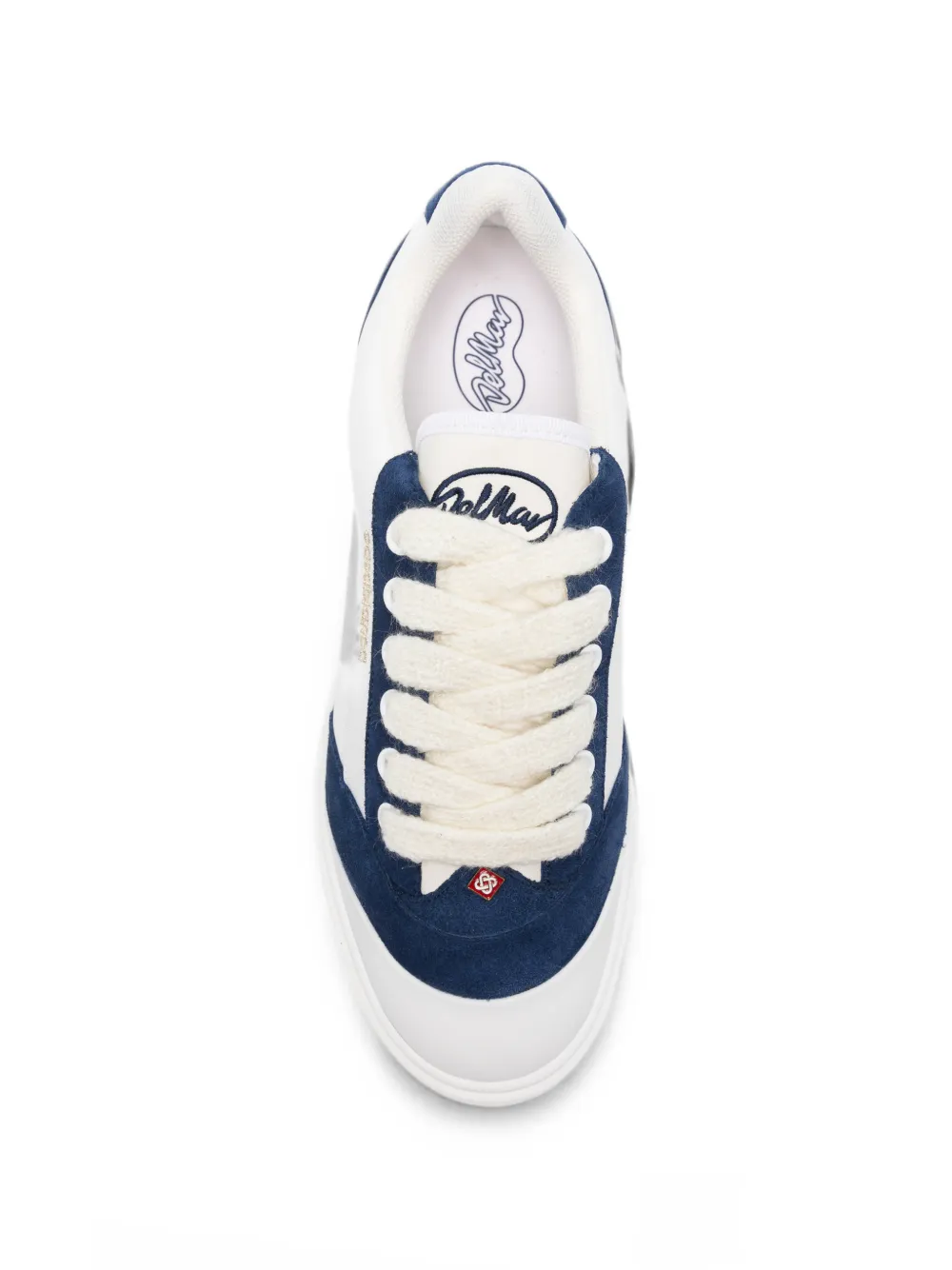 Casablanca Del Mar sneakers met suède vlakken Wit