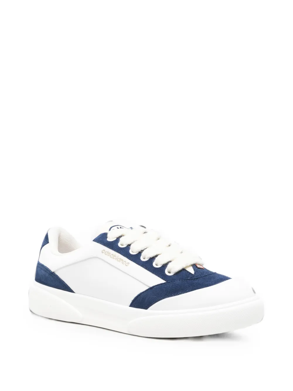 Casablanca Del Mar sneakers met suède vlakken Wit