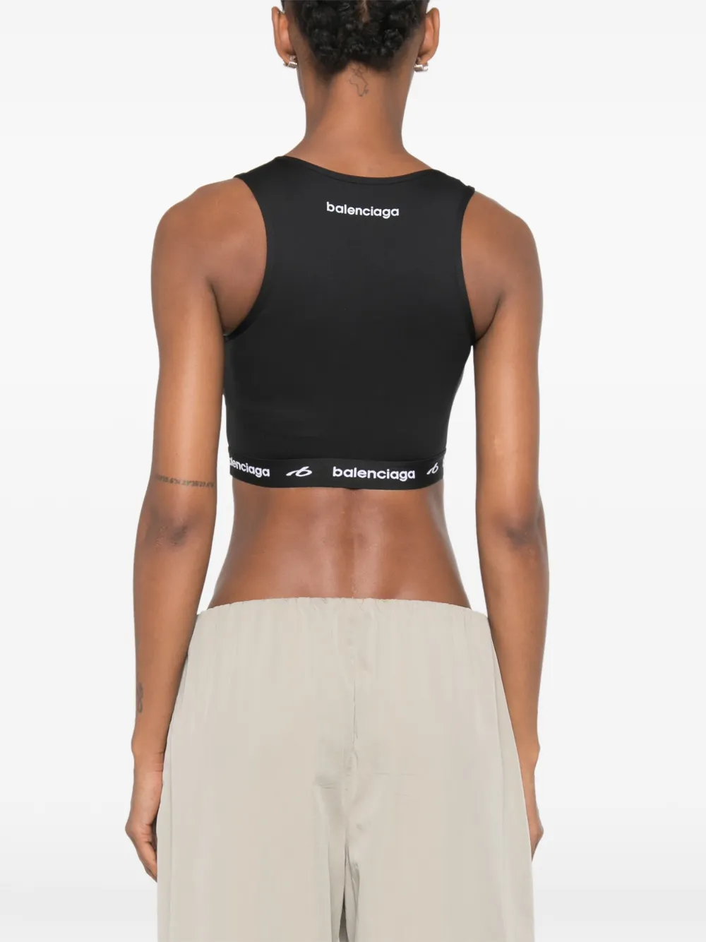Balenciaga Techwear bh tanktop in zwart