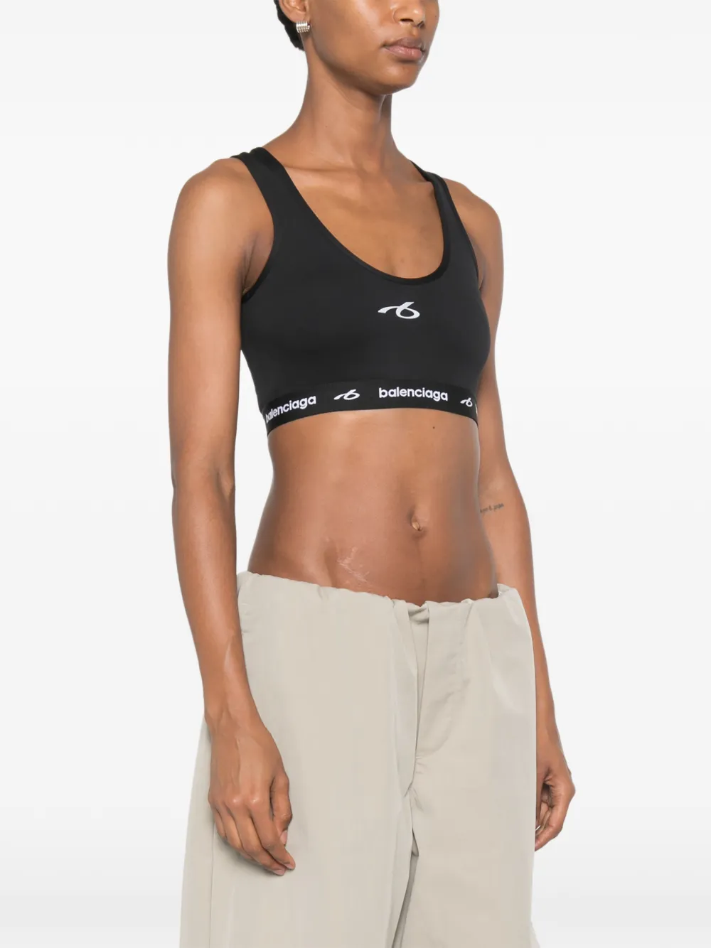 Balenciaga Techwear bh tanktop in zwart
