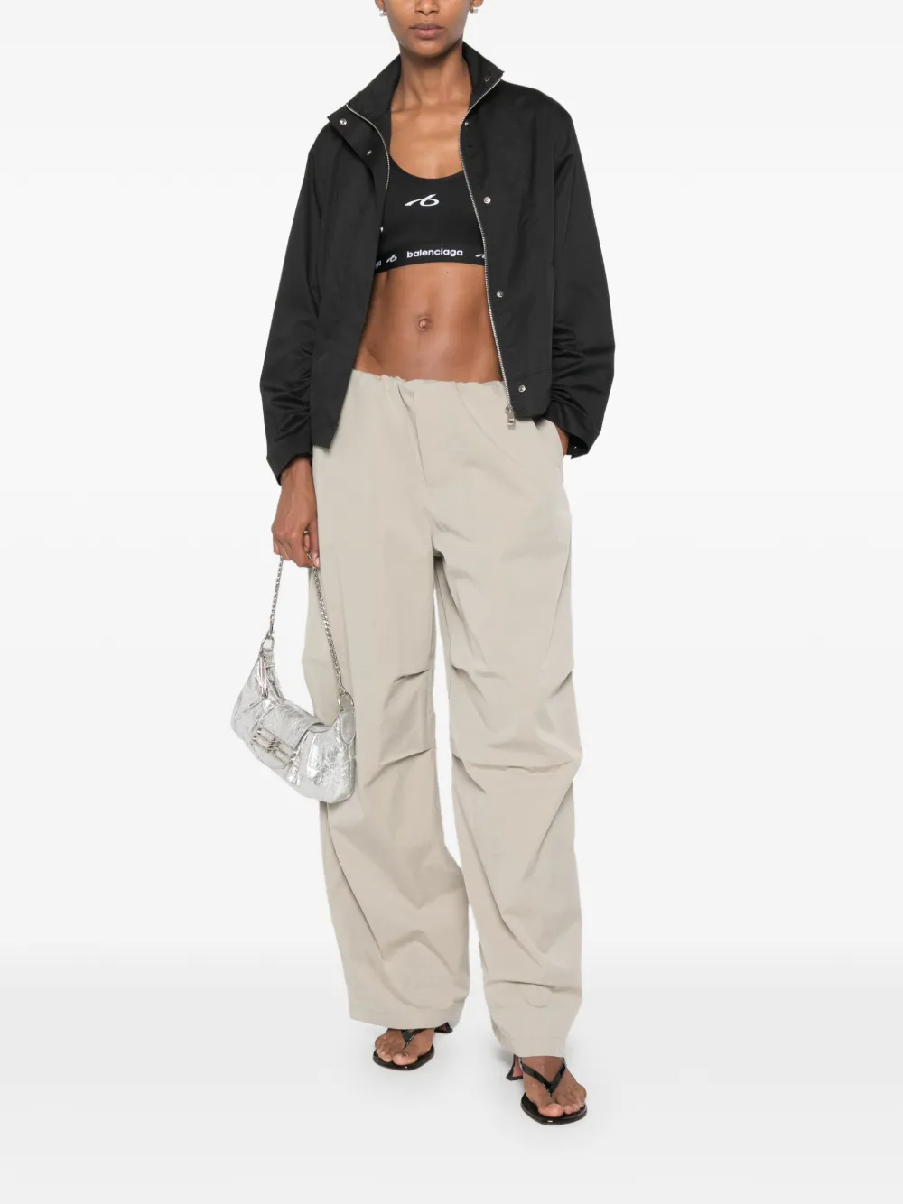 Balenciaga Techwear bh tanktop in zwart