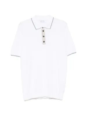 Jil Sander ニット ポロシャツ | ホワイト | FARFETCH JP