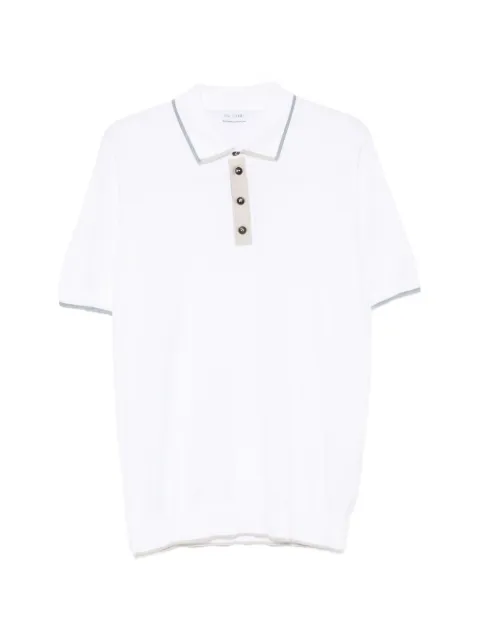 Pal Zileri contrast-trim short-sleeve polo shirt