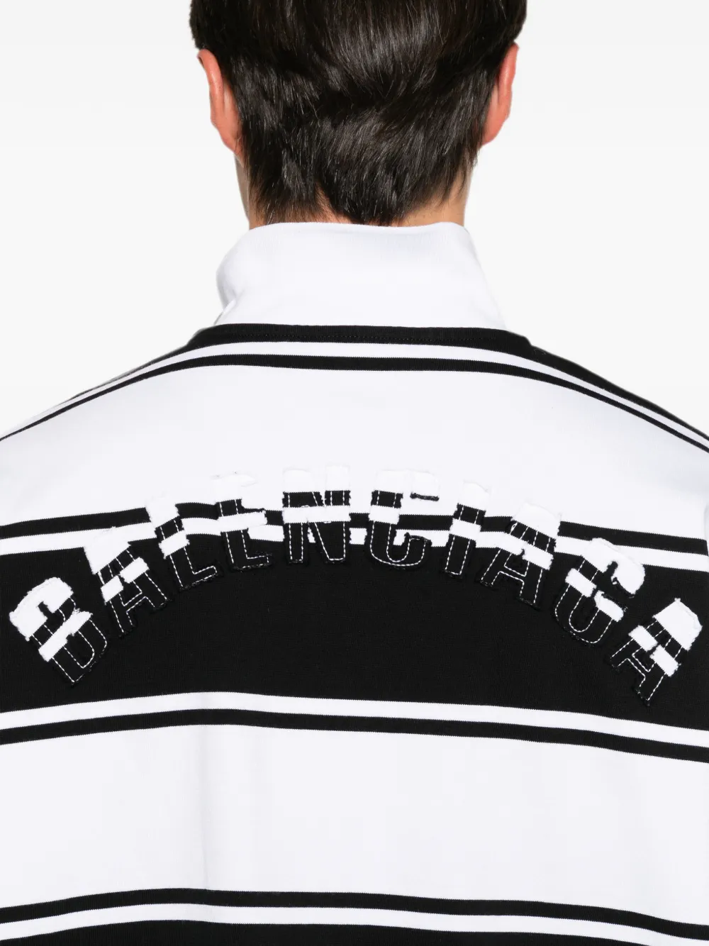 Balenciaga Poloshirt met logopatch Wit
