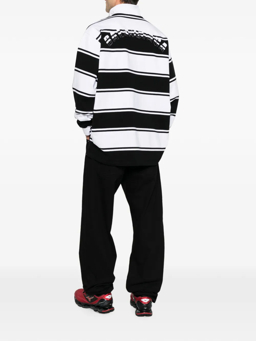 Balenciaga Poloshirt met logopatch Wit