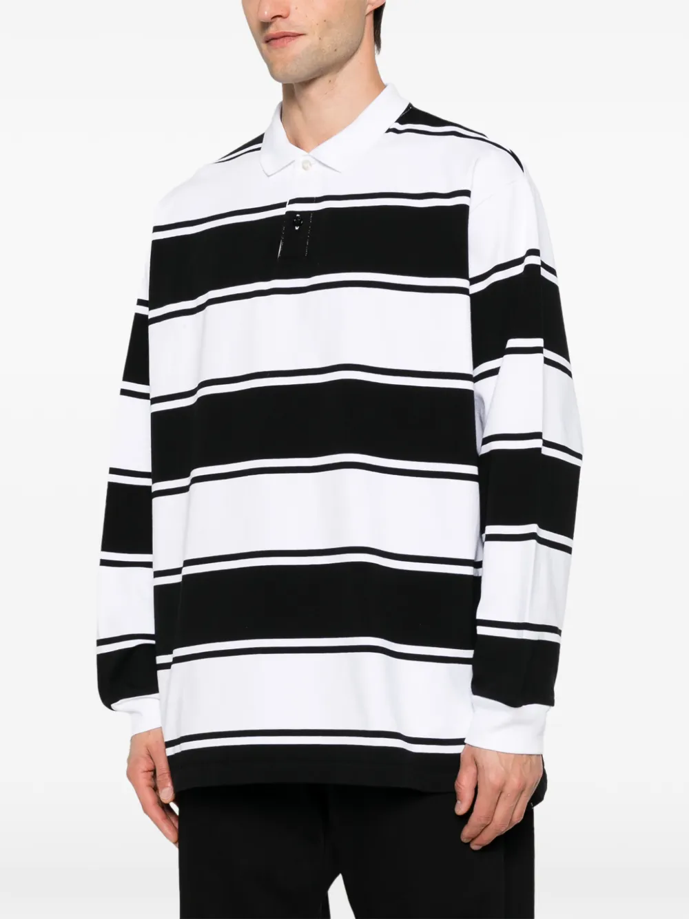 Balenciaga Poloshirt met logopatch Wit