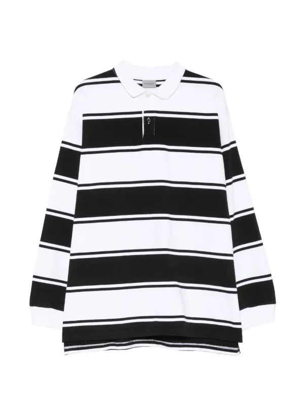 Balenciaga ストライプ ポロシャツ | ホワイト | FARFETCH JP
