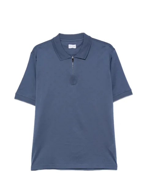 Pal Zileri jacquard-logo quarter-zip polo shirt