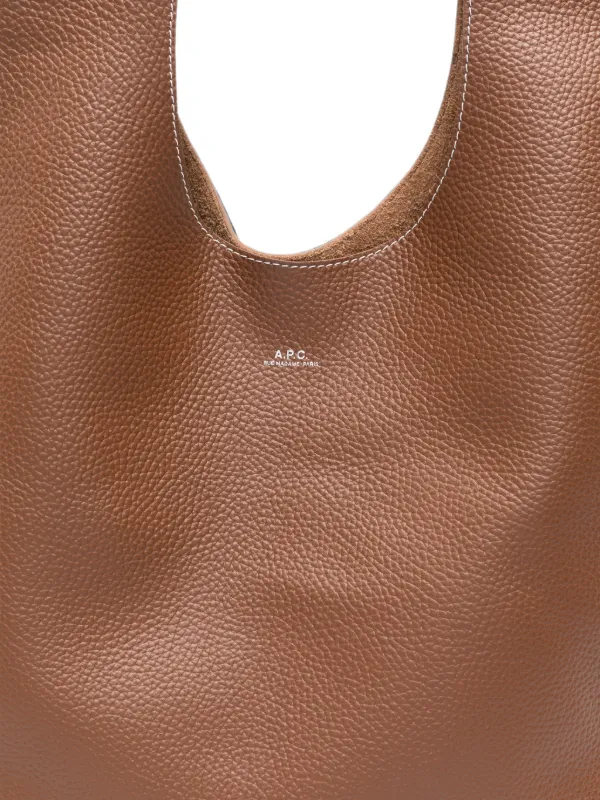 A.P.C. レザーショルダーバッグ | ブラウン | FARFETCH JP