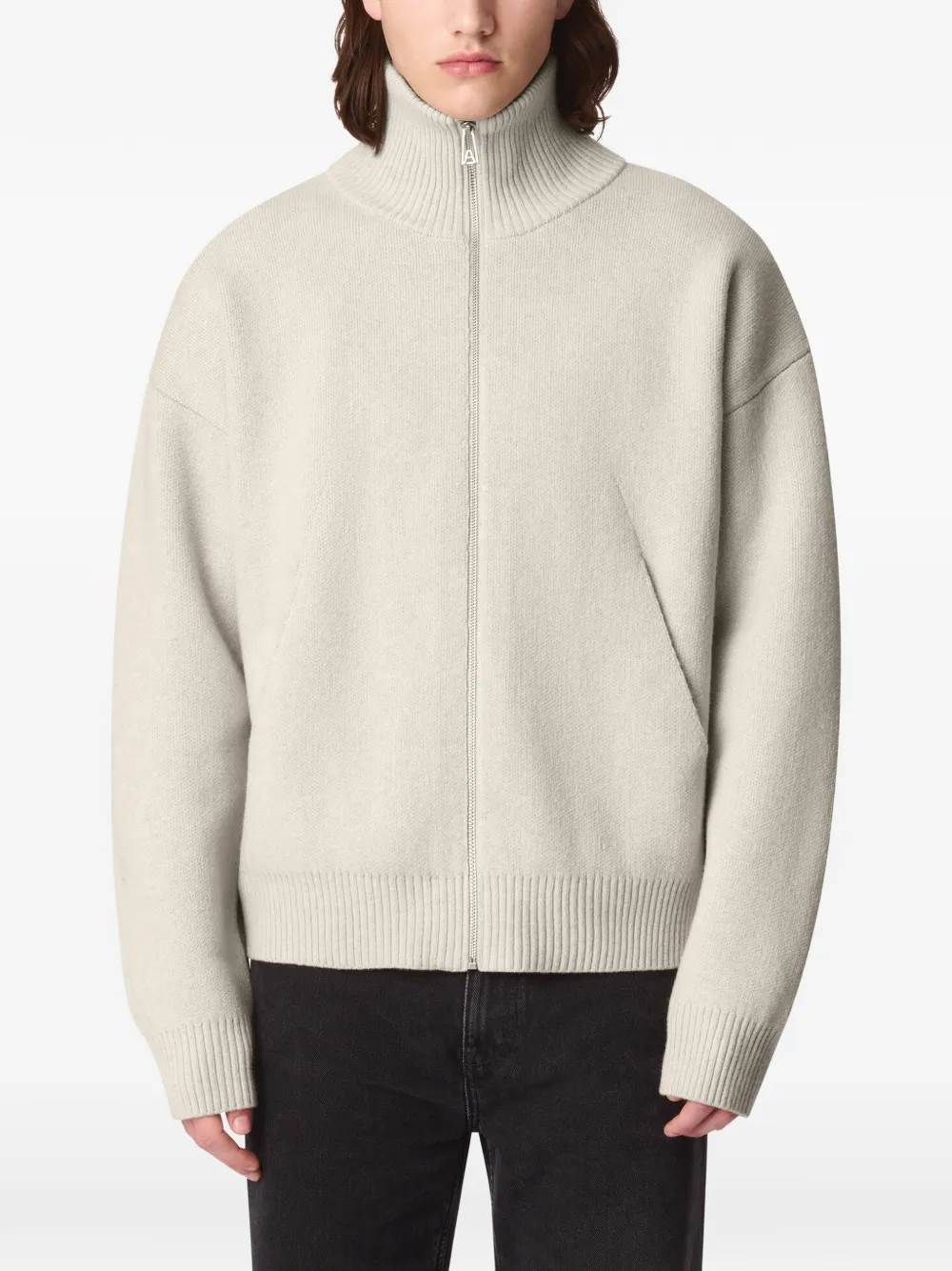 Axel Arigato Core zip-up Cardigan | Neutrals | FARFETCH