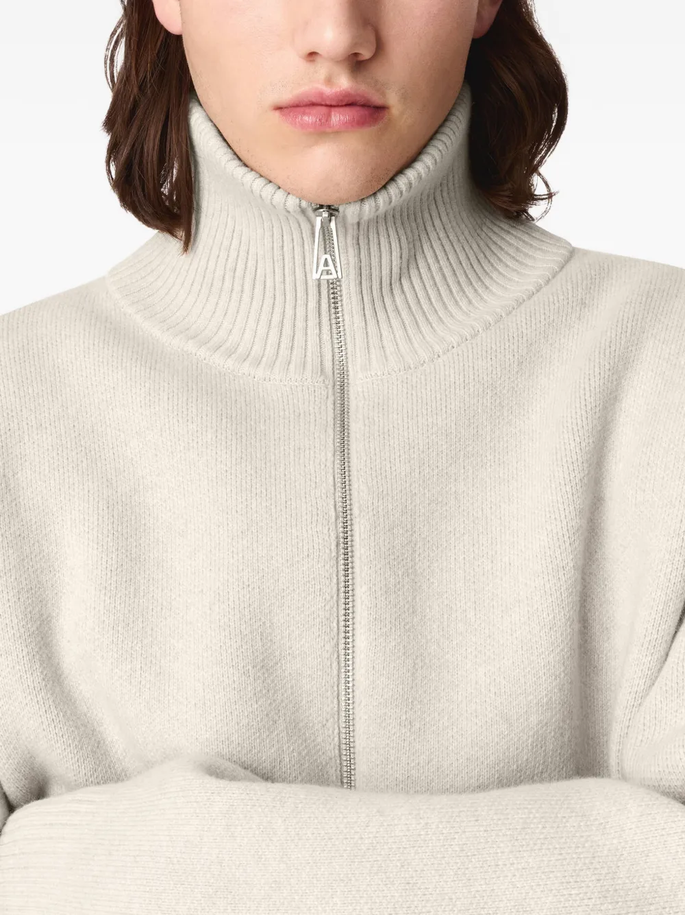 Axel Arigato Core vest met rits Beige