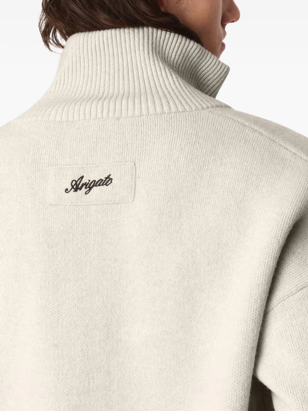 Axel Arigato Core zip-up Cardigan | Neutrals | FARFETCH