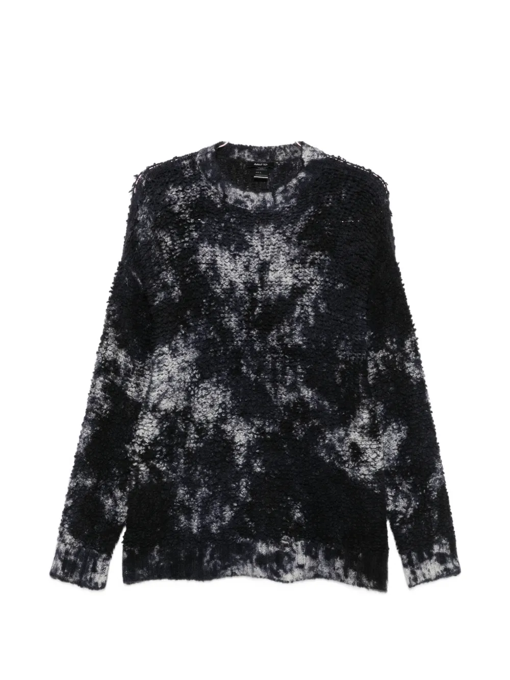 Avant Toi tie-dye bouclé knitwear - Blu