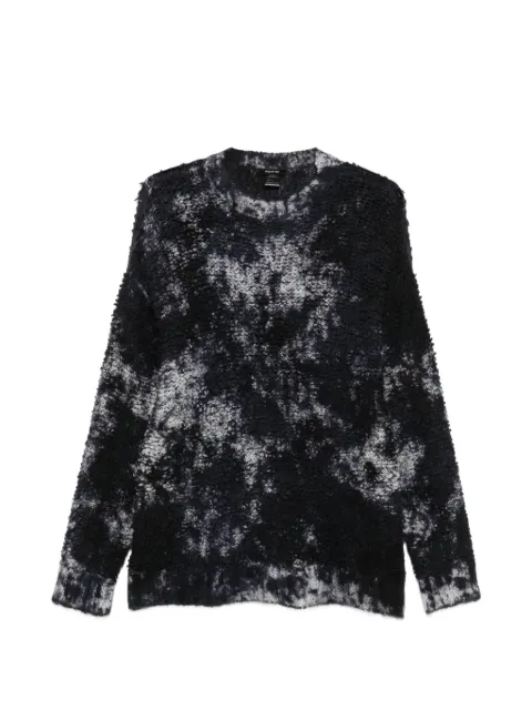 Avant Toi tie-dye bouclé knitwear