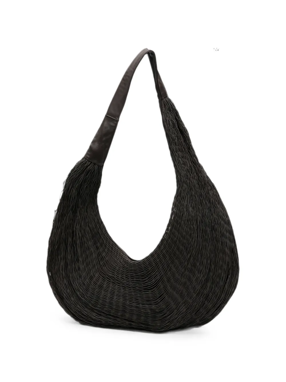 Mariana Mendez Bivalda oversized shoulder bag - Nero