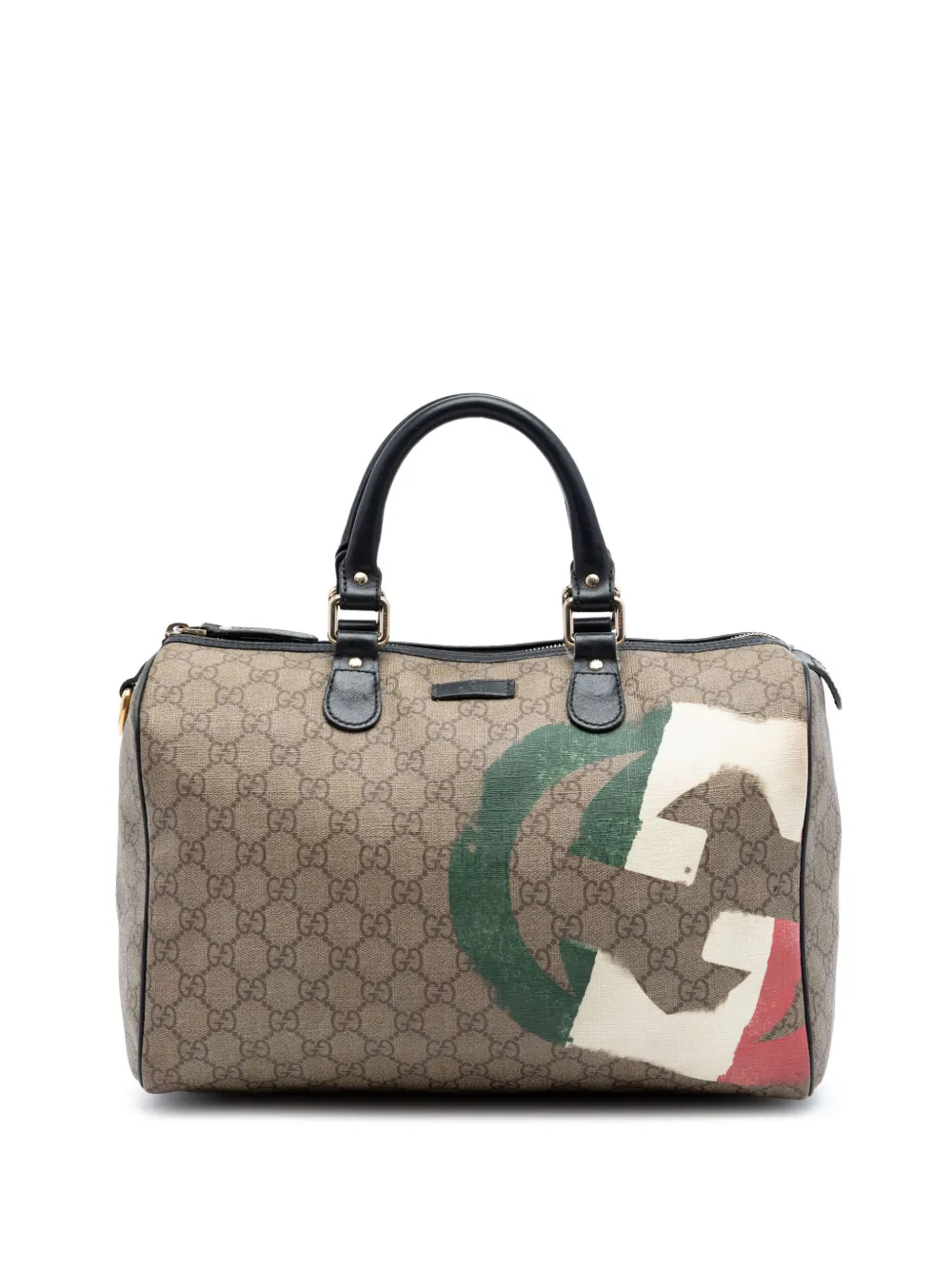 Gucci Pre-Owned 2000-2017 Medium GG Supreme Italian Flag Joy boston bag - Toni neutri