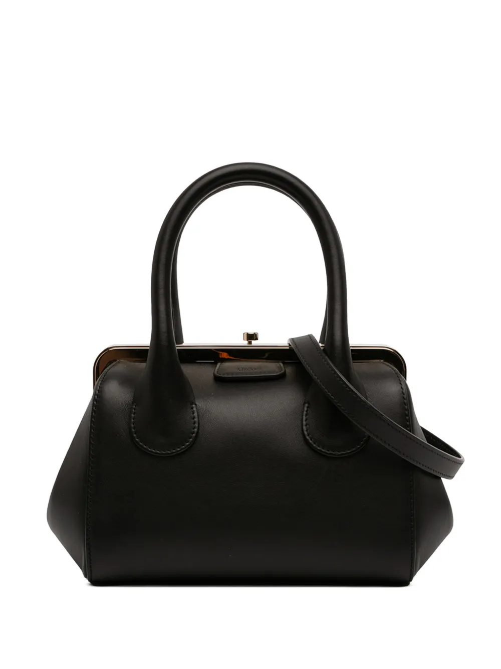 Chloé Pre-Owned 2021 Small Calfskin Joyce Frame Bag satchel - Nero