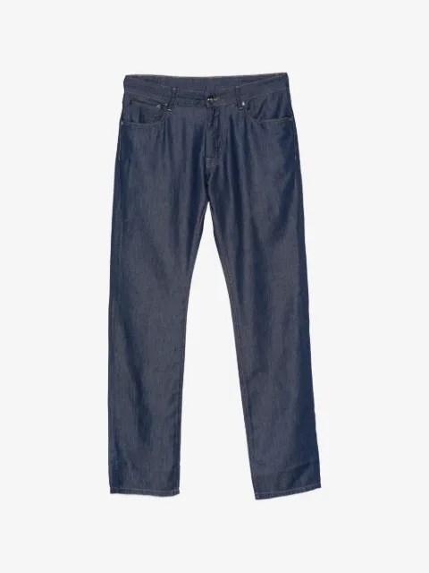 Pal Zileri logo-patch jeans