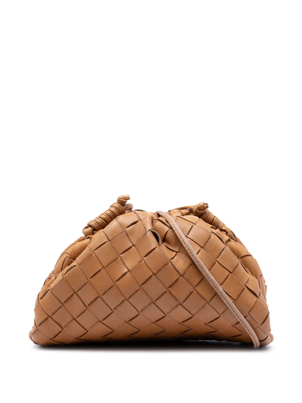 Bottega Veneta Pre-Owned 2012-2026 Nappa Intrecciato The Mini Pouch crossbody bag - Braun