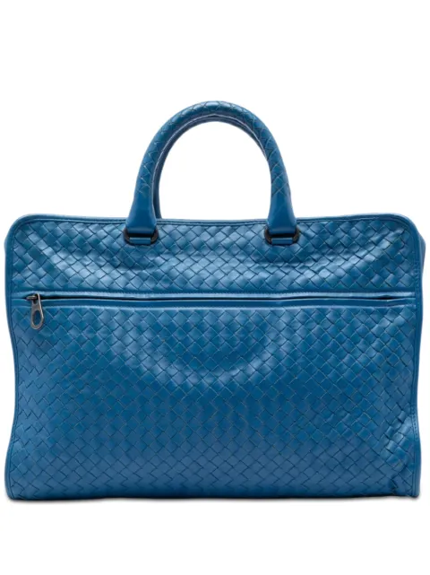 Bottega Veneta Pre-Owned 2012-2026 Intrecciato Aktentasche aus Nappaleder