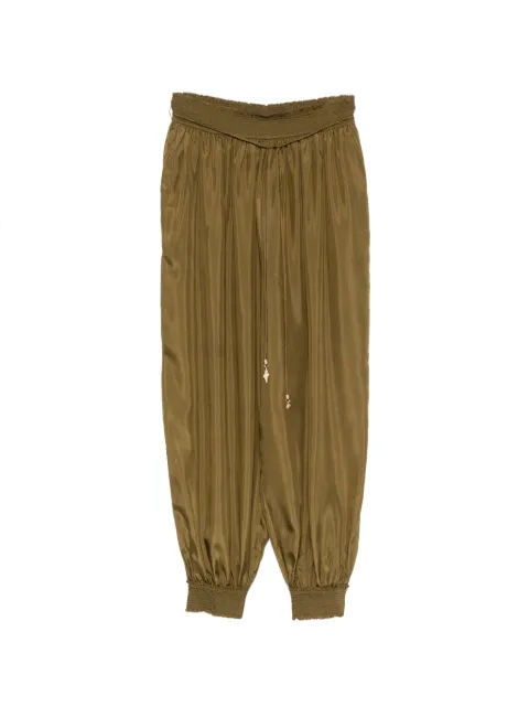 ZIMMERMANN Mahon drawstring-waist gathered-cuff trousers